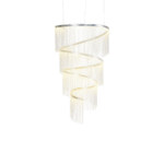 luster Moderne me Zinxhirë Metalikë - FUSH278