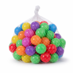 Topa plastikë shumëngjyrësh – Set 50 copë