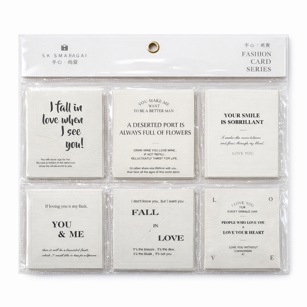 file_000000003294724697a7ebdc480dca4e Set Kartolinash Dekorative “Love Quotes” – 90 Copë - FUSH191 - Image 1