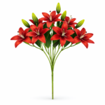 Zambak Artificial me 6 Koka - FUSH243 - Image 2